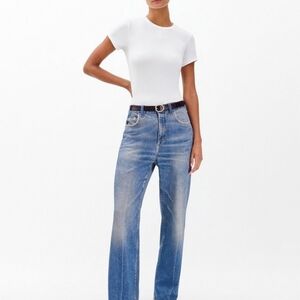 Rag & Bone NWT Ryder Miramar Terry Shea Straight Leg Pants. SIZE 26 Fits 30